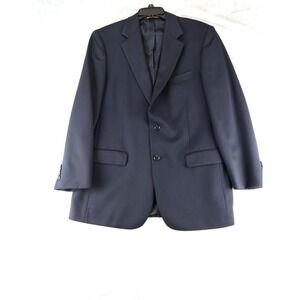 Brooks Brothers 346 Men's 40R Navy Wool Blazer Two Button Sport Coat